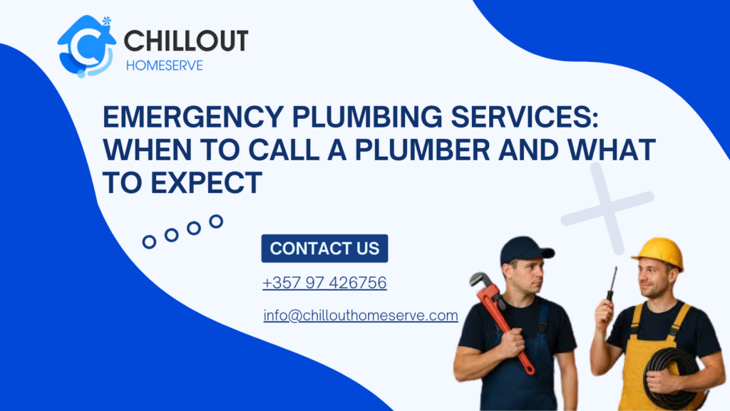 Emergency plumbing services are designed to stop active damage