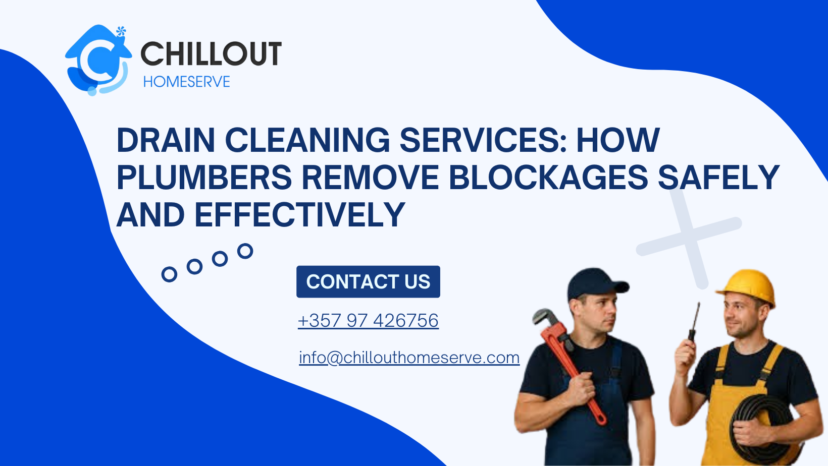 Plumber performing drain cleaning services in kitchen