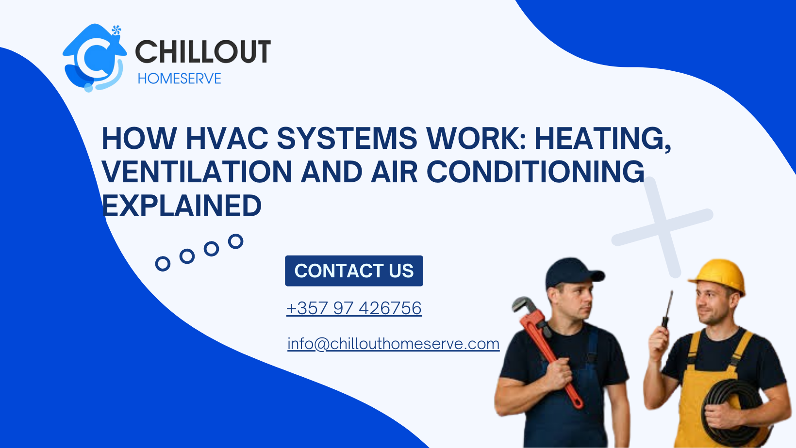 Diagram explaining how HVAC systems work at home