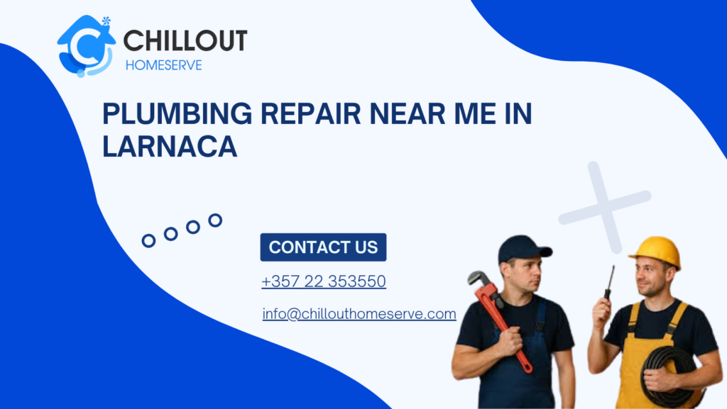 Plumbing repair and drainage inspection inside a residential property in Larnaca, Cyprus
