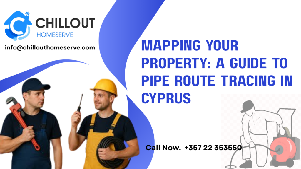 A technician using specialized locating equipment to map the path of hidden underfloor water pipes