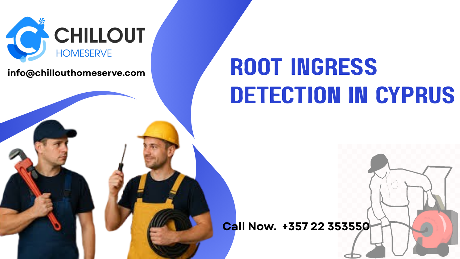 Root ingress detection inside an underground drainage pipe in Cyprus