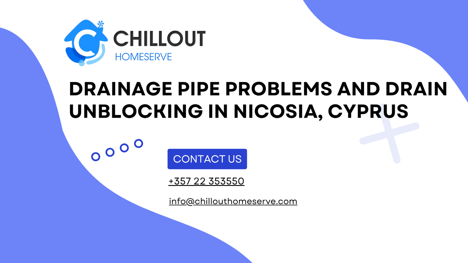 Drainage pipe inspection and drain unblocking service in a residential property in Nicosia, Cyprus.