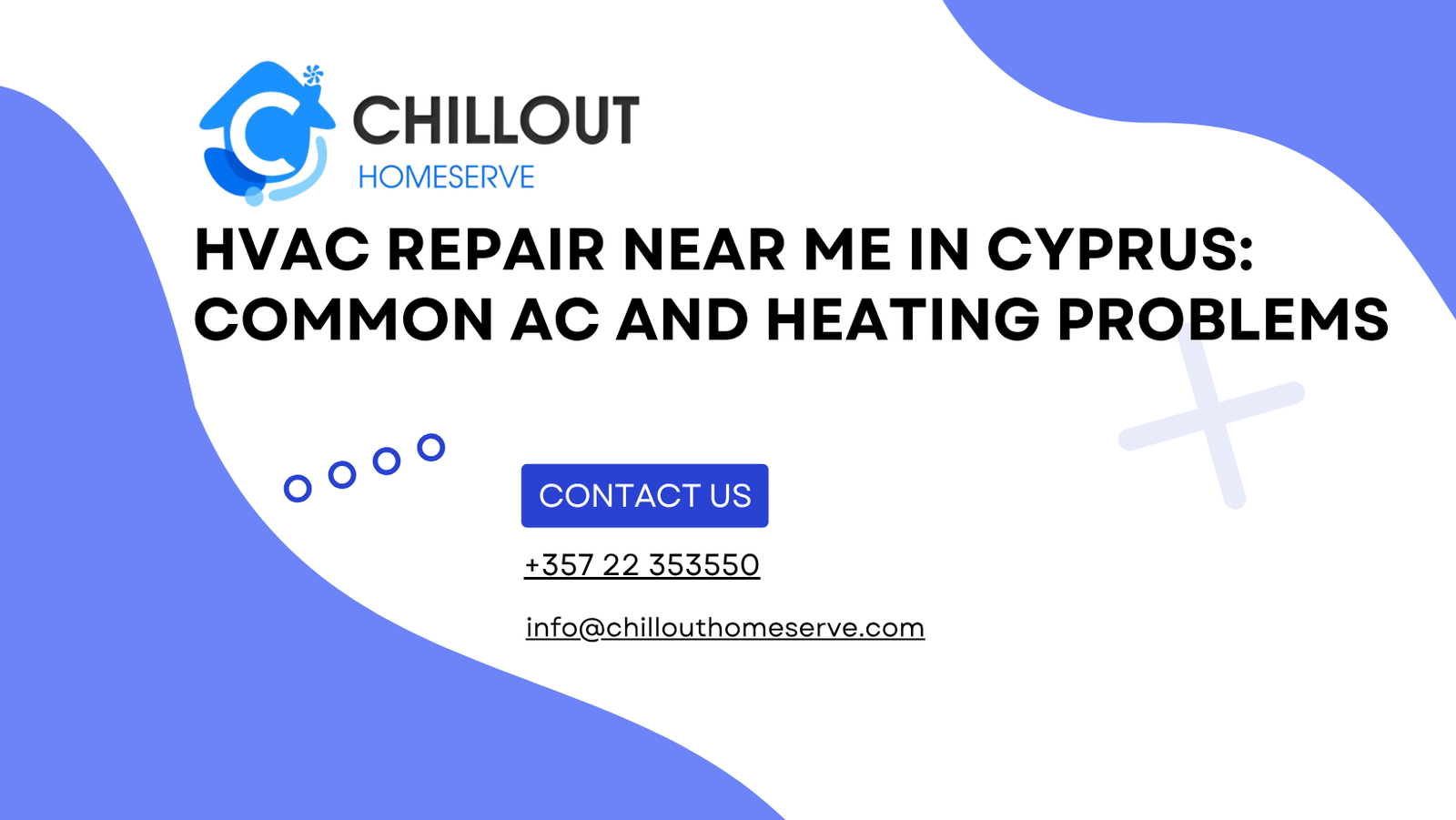HVAC technician inspecting an outdoor air conditioning unit in Cyprus