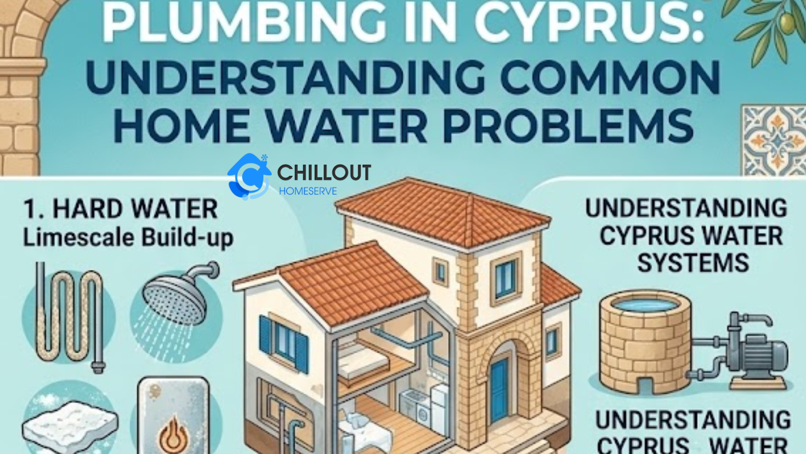 Plumbing investigation for hidden leaks and damp in Nicosia Cyprus
