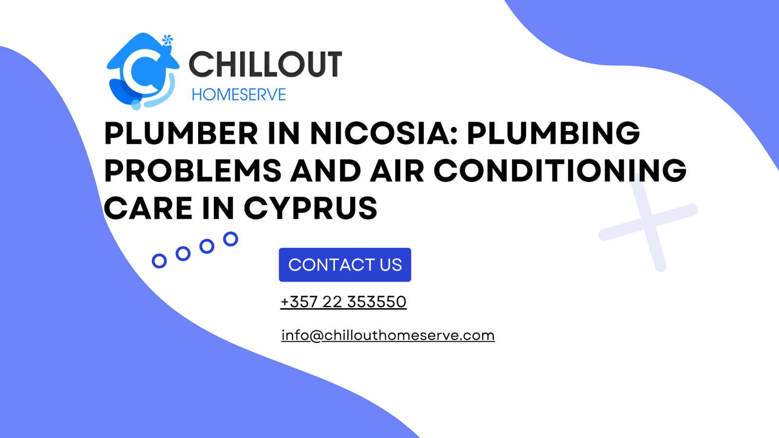 Plumber inspecting plumbing and air conditioning systems at a property in Nicosia Cyprus