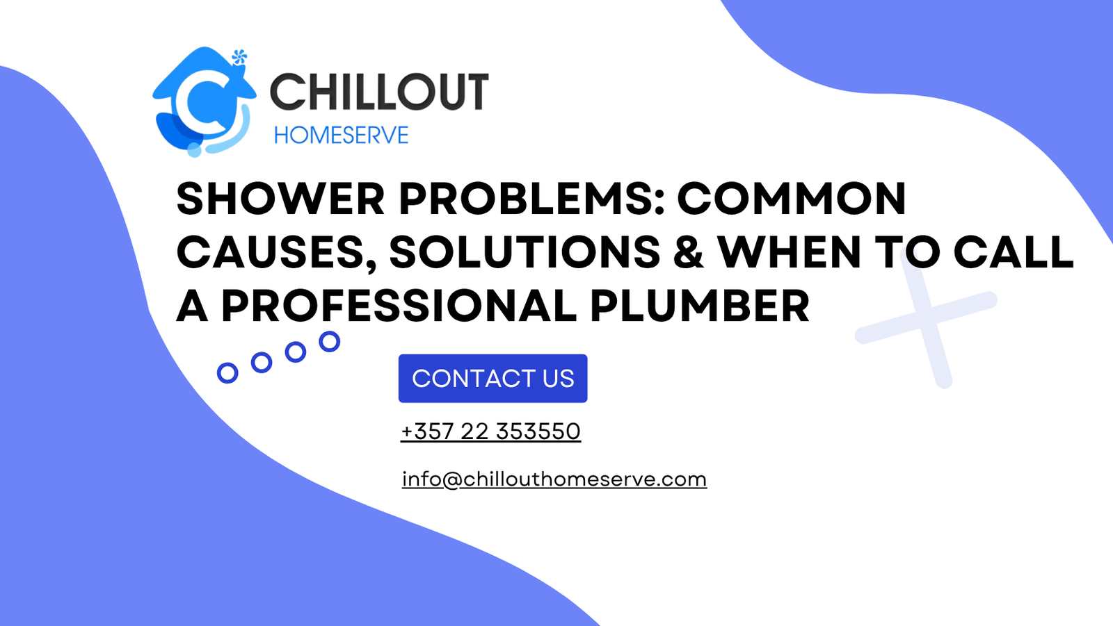Common shower problems, causes, and professional plumbing solutions