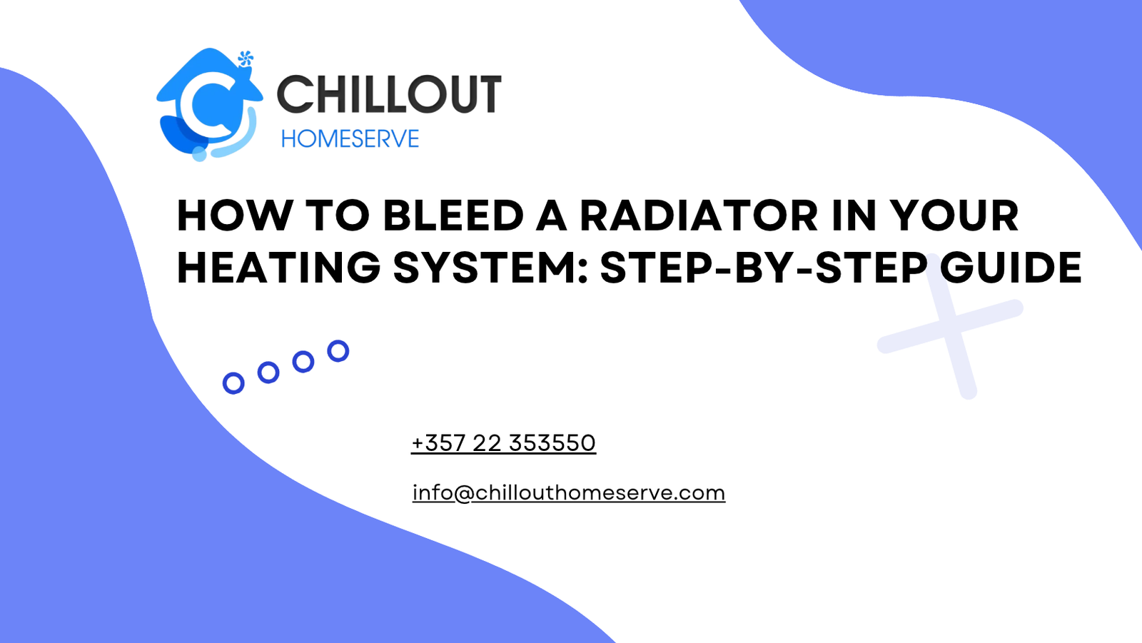 How to bleed a radiator in your heating system using a radiator key to release trapped air and improve central heating performance in Cyprus.